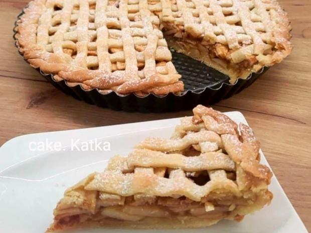 Jablkový linecký koláč, Recepty na koláče, katarinalucanova