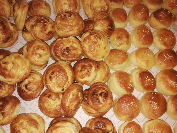 Slané zemiakové slimáky so syrom , Recepty na slané pečivo a koláče, gabikasel