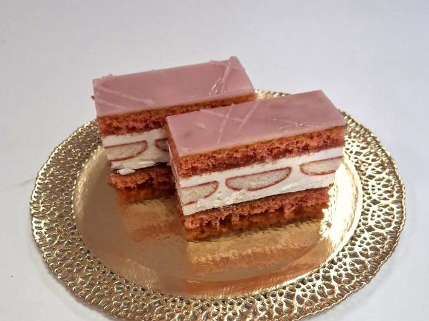 Malinový rez, Recepty na zákusky, Bejč