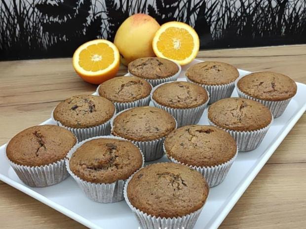 Muffiny z kyslého mlieka s jablkom a pomarančom, Recepty na muffiny, katarinalucanova