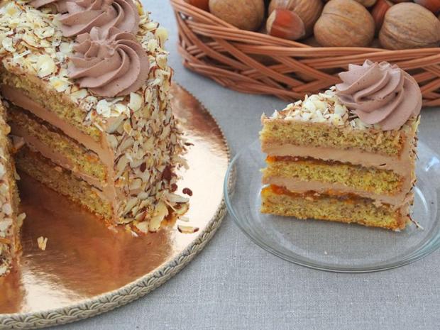 Domáca orechová torta, Recepty na torty, LiViera