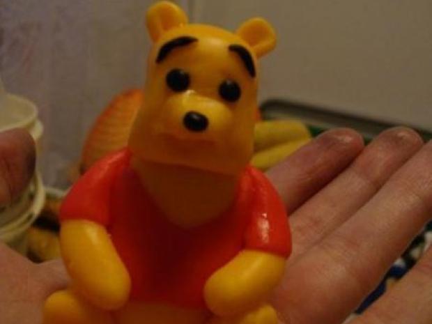 Postup na výrobu macka Pooh, návod, Figúrky, Meggie