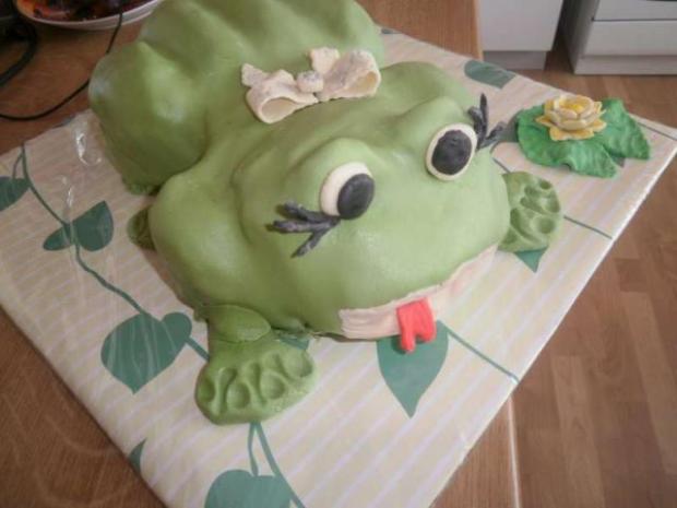 zaba, návod, Postup na 3D torty, nikuska beruska