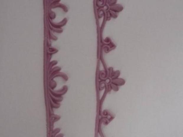 ornamenty z plastovej formy, návod, Iné ozdoby, dekorácie, Majka61