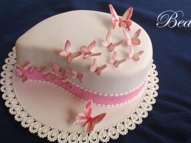 Motýlik z patchworku, návod, Iné ozdoby, dekorácie, Bea40