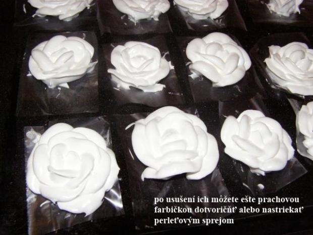 Penové ružičky + malá pomoc :-), návod, Kvety, kristi8584