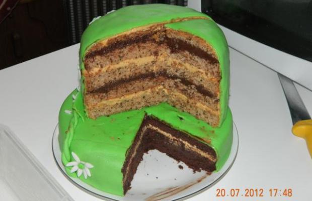 Čokoládovo-orechová torta , Recepty na torty, bubu8