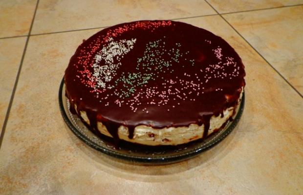 Straciatella koláčik, Recepty na nepečené zákusky, pumpel