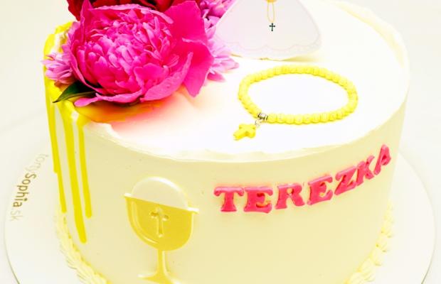 Torta k prvému svätému prijímaniu, torta, tortysophia.sk