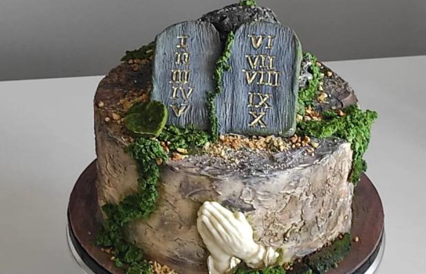 Jubilejná pre kňaza, torta, Albi27