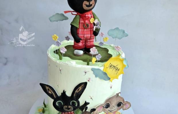 Zajačik Bing a jeho kamaráti , torta, Martina Durcekova