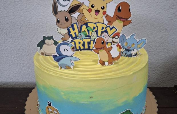 Pokémoni, torta, Bejč