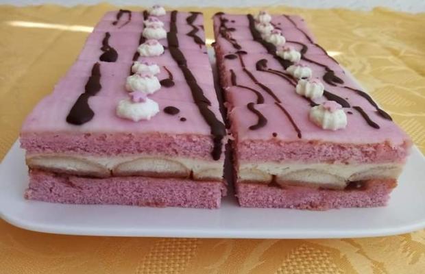 Malinové rezy s piškótami a mascarpone, Recepty na zákusky, Margita Bartošová