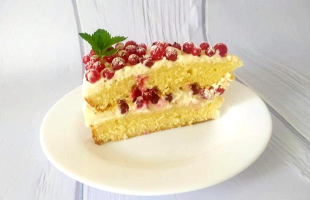 Letná ríbezľová torta , Recepty na torty, domi_kolaciky