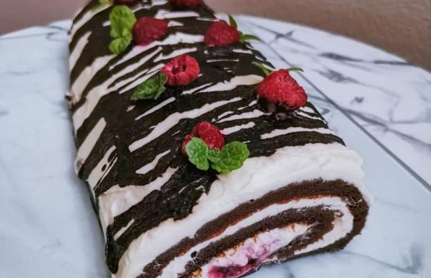 Kakaová roláda bez múky , Recepty na zákusky, Patrícia P