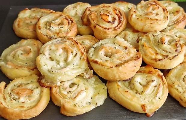 Lososové slimáky, Recepty na slané pečivo a koláče, M.a.r.i.a