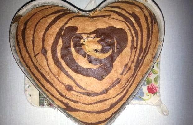 Mramorovaná kokosová torta, Recepty na torty, Dianita