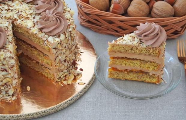 Domáca orechová torta, Recepty na torty, LiViera